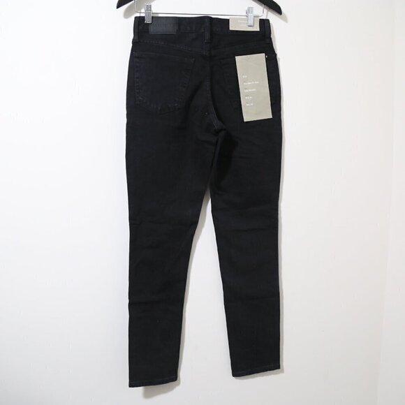 NWT Everlane The Slim Fit Jean Low Stretch Men's Black Size 28x32 - Picture 9 of 9
